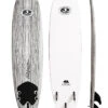 CBC FUN 7'0" CALIFORNIA BEAR SOFTBOARD WHITE WOOD -Glide Quest Shop cbc fun 7 0 softboard 3