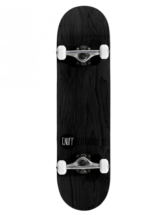 ENUFF 8" LOGO STAIN SKATEBOARD COMPLETEBLACK 3 ENUFF 8" LOGO STAIN SKATEBOARD COMPLETEBLACK