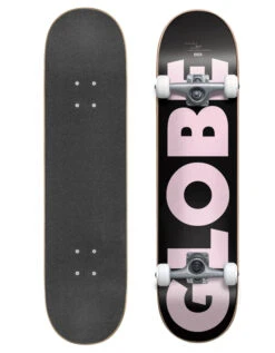 GLOBE 8.0" G0 FUBAR SKATEBOARD COMPLETE BLACK PINK