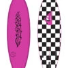 QUIKSILVER 6’6" SOFTBOARD BAT FISH PINK -Glide Quest Shop quiksilver 6 6 softboard bat fish pink 22 1