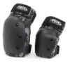 REKD YOUTH HEAVY DUTY DOUBLE PAD SET BLACK GREY -Glide Quest Shop rekd youth heavy duty triple pad set protezioni black grey
