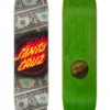 SANTA CRUZ DOLLAR FLAME DOT 8.0" DECK -Glide Quest Shop santa cruz dollar flame dot 8 0 tavola skate