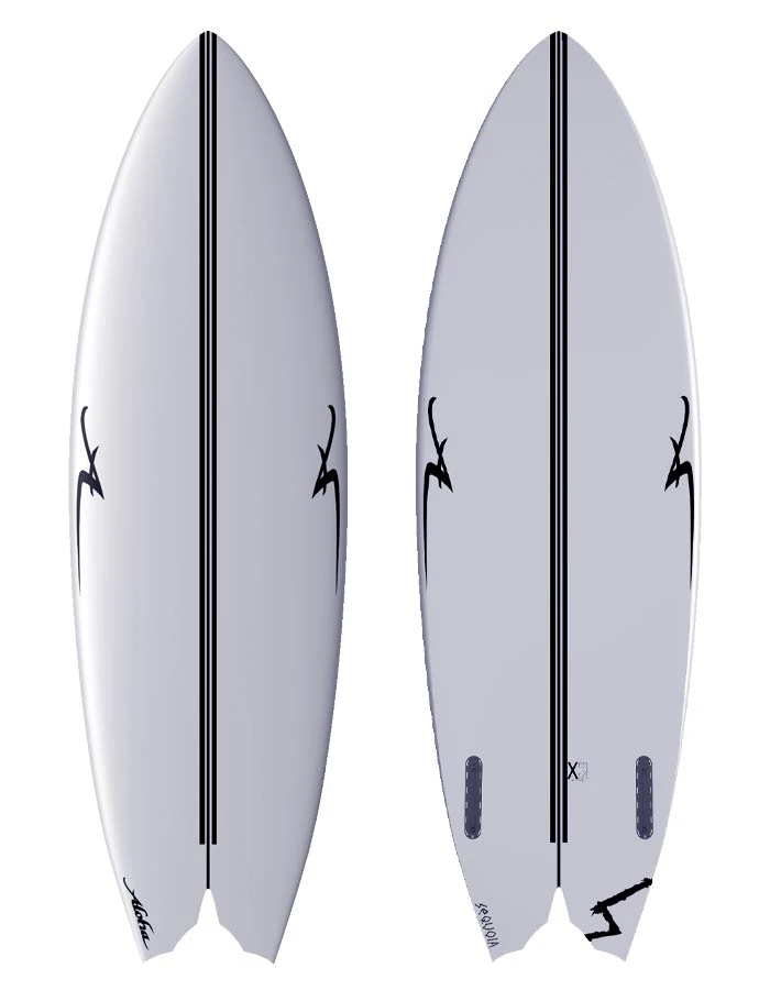 SEQUOIA X ALOHA CFD FISH DOUBLE BAT TWIN FIN 3 SEQUOIA X ALOHA CFD FISH DOUBLE BAT TWIN FIN