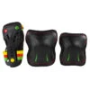 SFR TRIPLE PAD SET GUAVA -Glide Quest Shop sfr triple pad set protezioni skate guava
